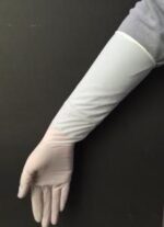 ⁦כפפות ניטריל אנטי סטטי  לחדר נקי באורך 16"  לא סטרילי⁩ – תמונה ⁦2⁩