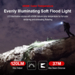 ⁦פנס ראש עם קייס נטען דגם HC5 תוצרת KLARUS⁩ – תמונה ⁦6⁩