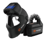 מסכת ריתוך אלקטרונית מסך מתרומם + מפוח ומטען דגם Freflow R1